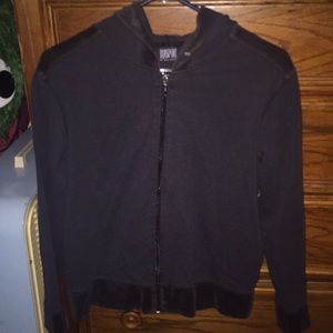 Black n black velvet jacket.